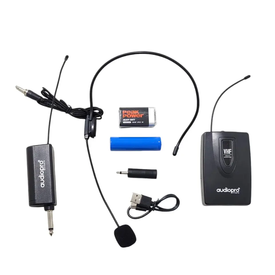 Micrófono inalámbrico Cintillo Audiopro VHF AP02112 4