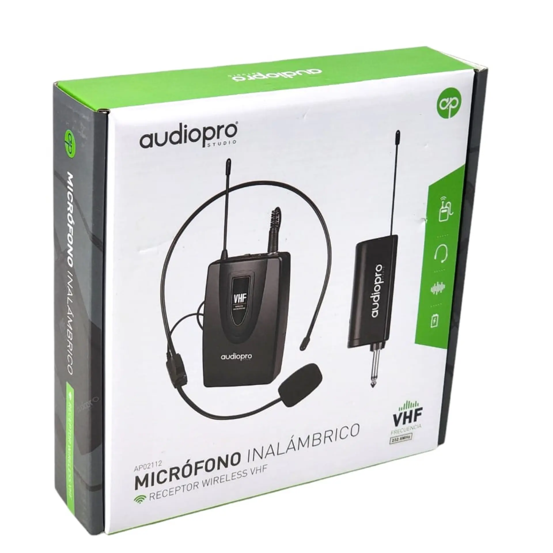 Micrófono inalámbrico Cintillo Audiopro VHF AP02112 5