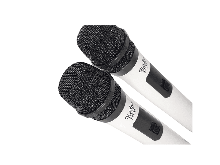 Kit 2 Micrófonos inalámbricos UHF Audiopro AP02040 3