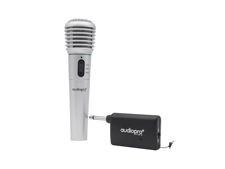 Micrófono Karaoke inalámbrico / Cable Audiopro AP02091 3