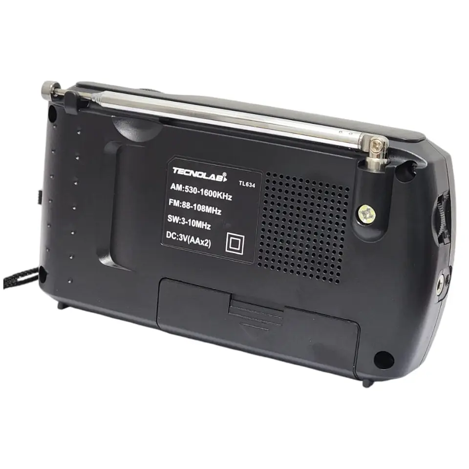 Radio Portátil de Bolsillo Tecnolab AM/FM/SW TL634 4