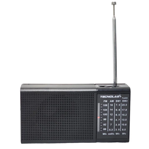 Radio Portátil de Bolsillo Tecnolab AM/FM/SW TL633