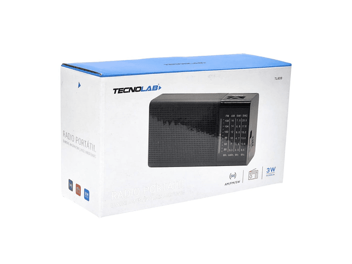Radio Portátil de Bolsillo Tecnolab AM/FM/SW TL633 6