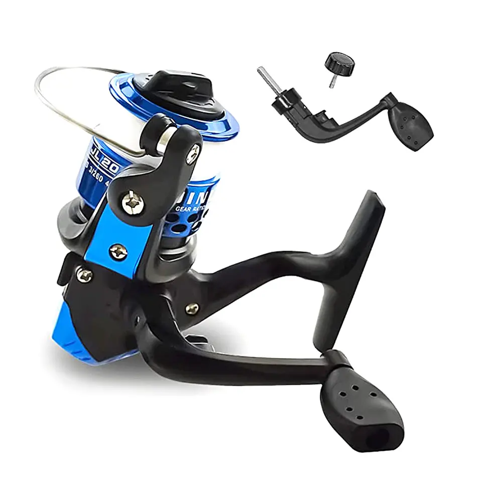 Caña De Pescar 2.10mt Con Carrete E Hilo DBG1384 Azul 4