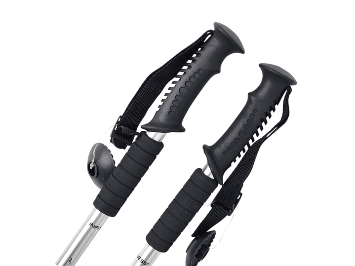 Par de Bastones Ajustables para Trekking Blanco DBG1356W 2