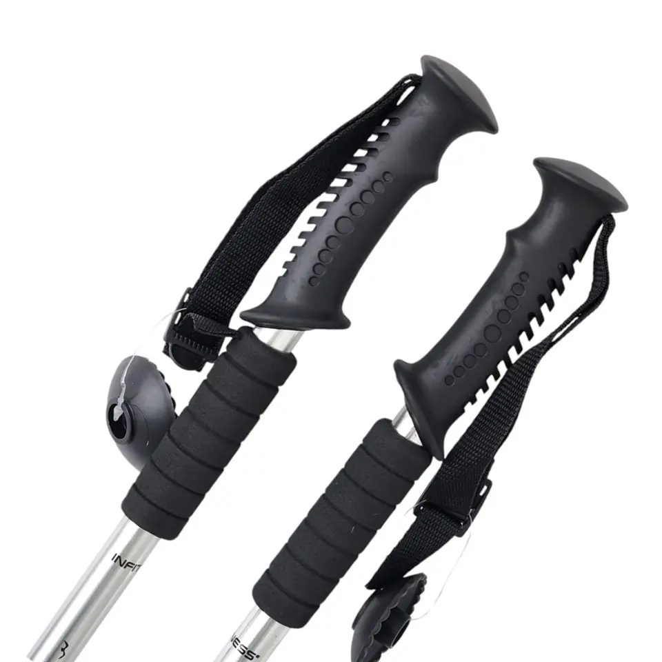 Par de Bastones Ajustables para Trekking Blanco DBG1356W 2