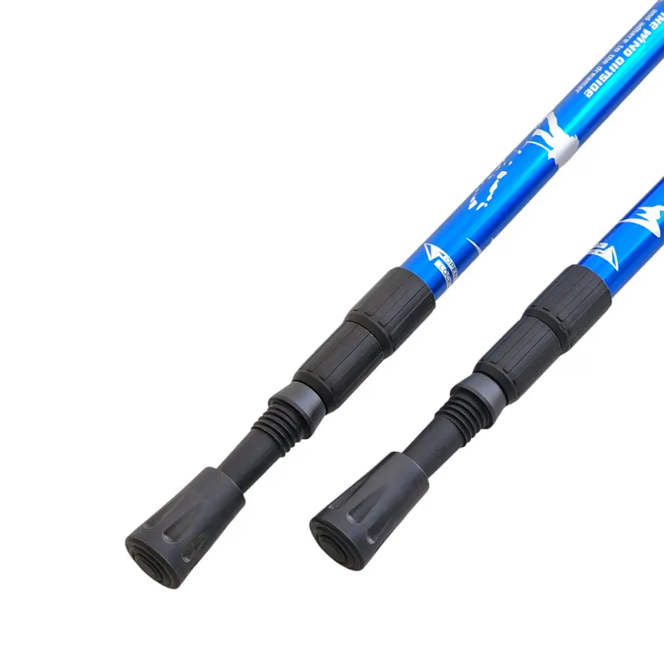 Par de Bastones Ajustables para Trekking Azul DBG1356BL 3