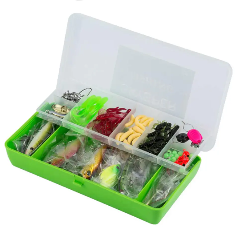 Kit De 101 Accesorios Señuelos Para Pesca DBG1383 2