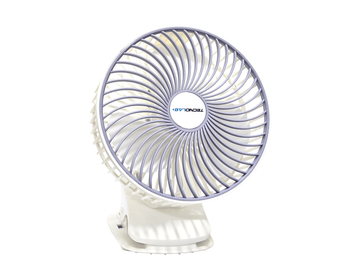 Ventilador Clip Portátil Recargable Tecnolab TL674 1