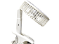 Ventilador Clip Portátil Recargable Tecnolab TL674 - Miniatura 3