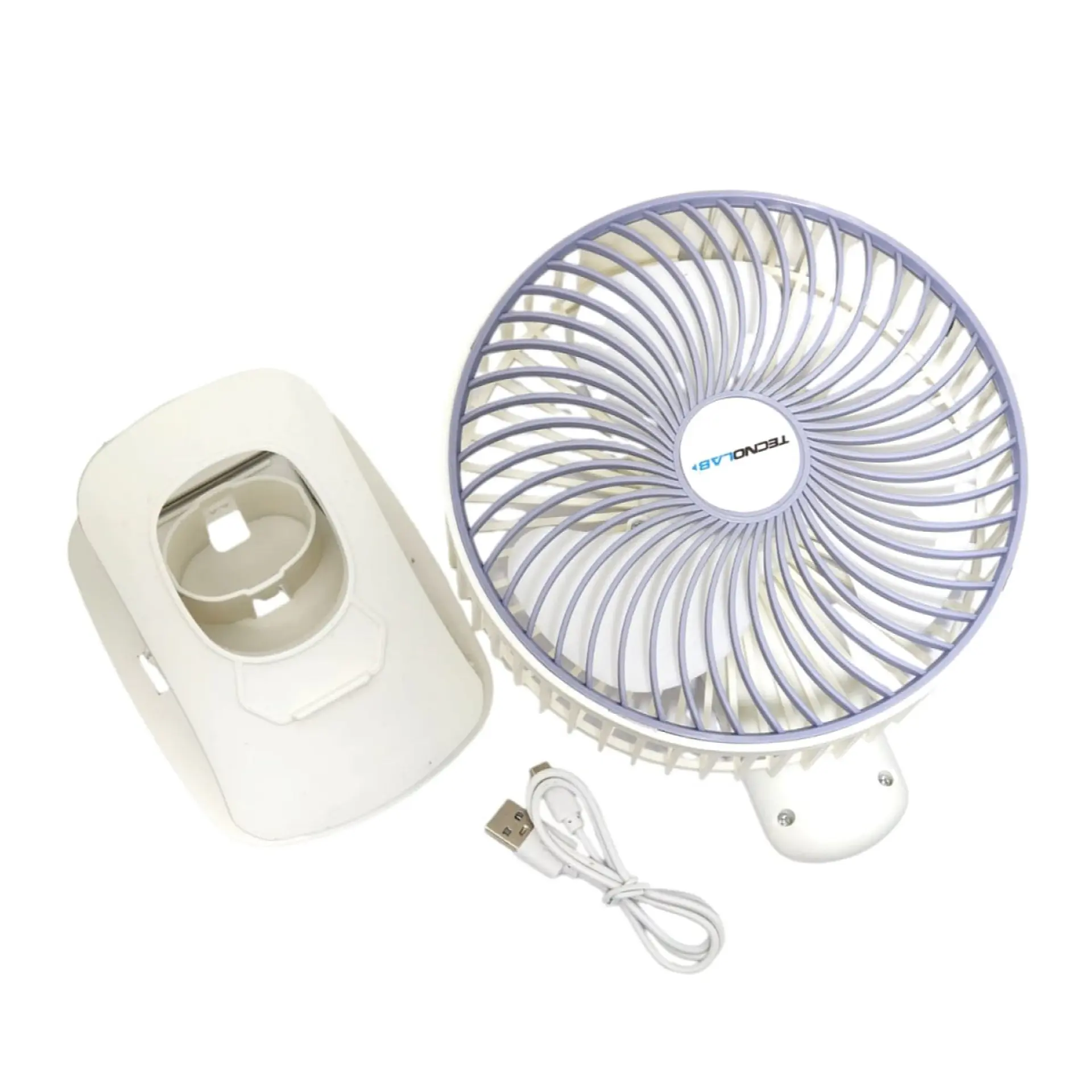 Ventilador Clip Portátil Recargable Tecnolab TL674 9