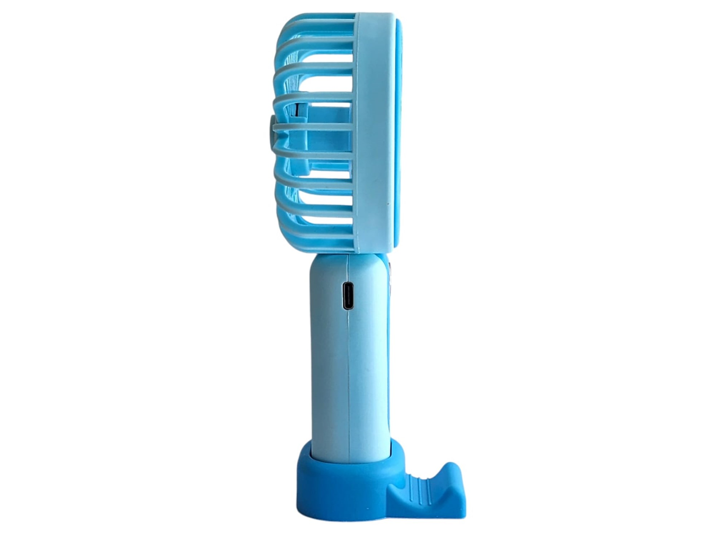 Mini Ventilador Recargable Portátil Azul Tecnolab TL669BL 4