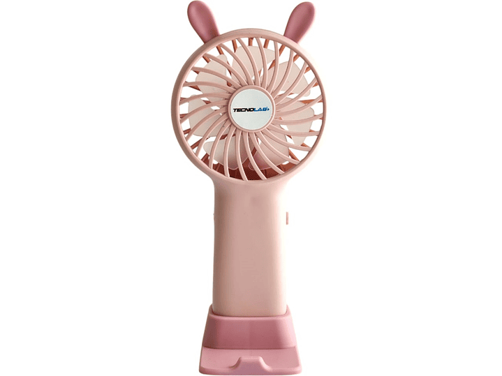 Mini Ventilador Portátil Recargable Rosa TL672P 1