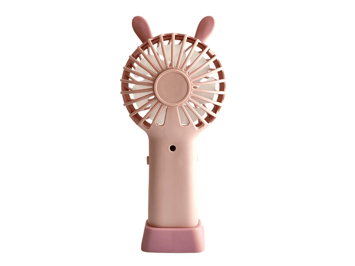 Mini Ventilador Portátil Recargable Rosa TL672P 3