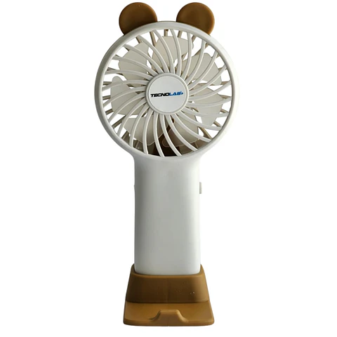 Mini Ventilador Portátil Recargable Tecnolab Blanco TL672W
