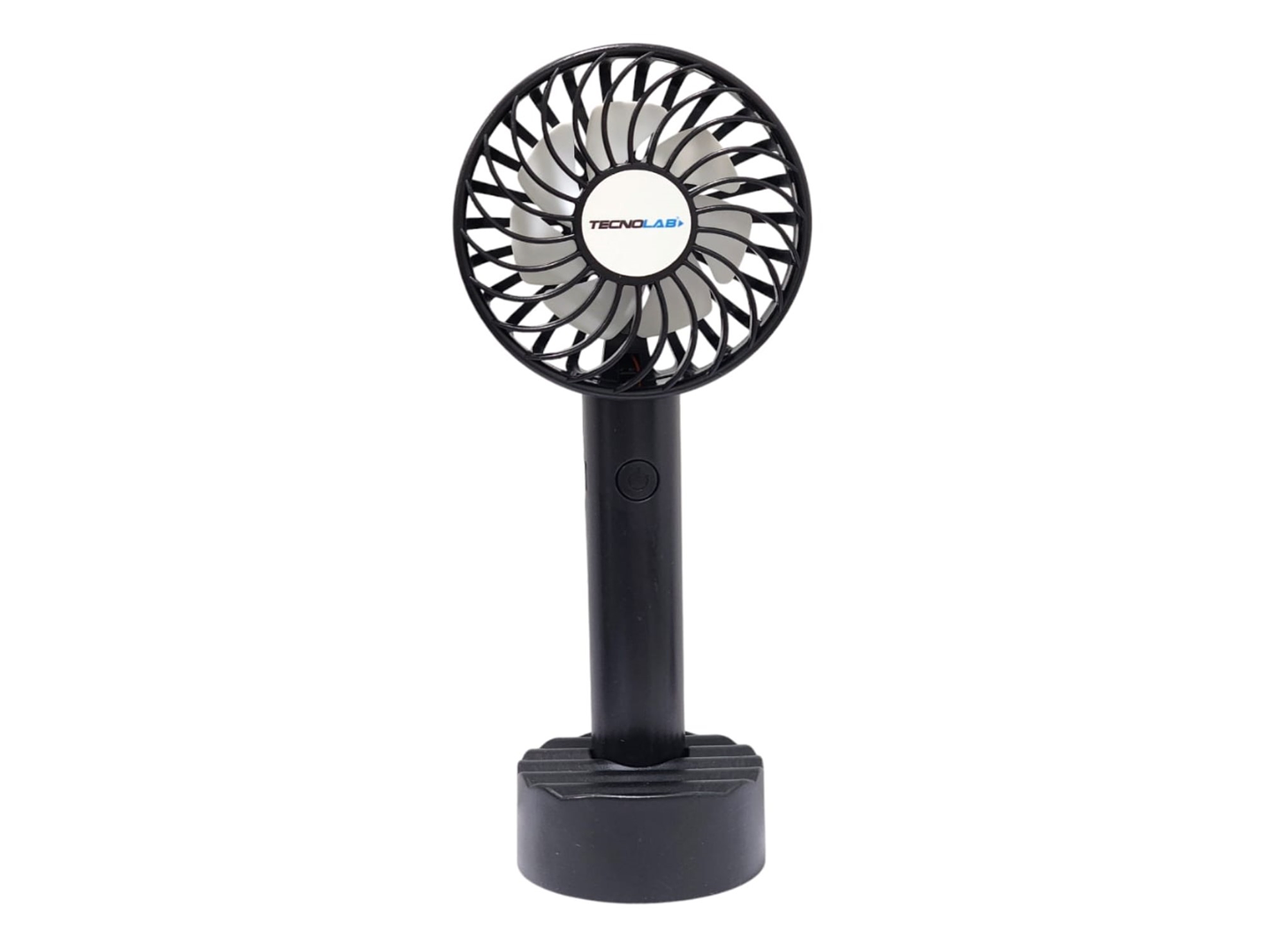 Ventilador Recargable Portátil Base Tecnolab Negro TL671BK 1
