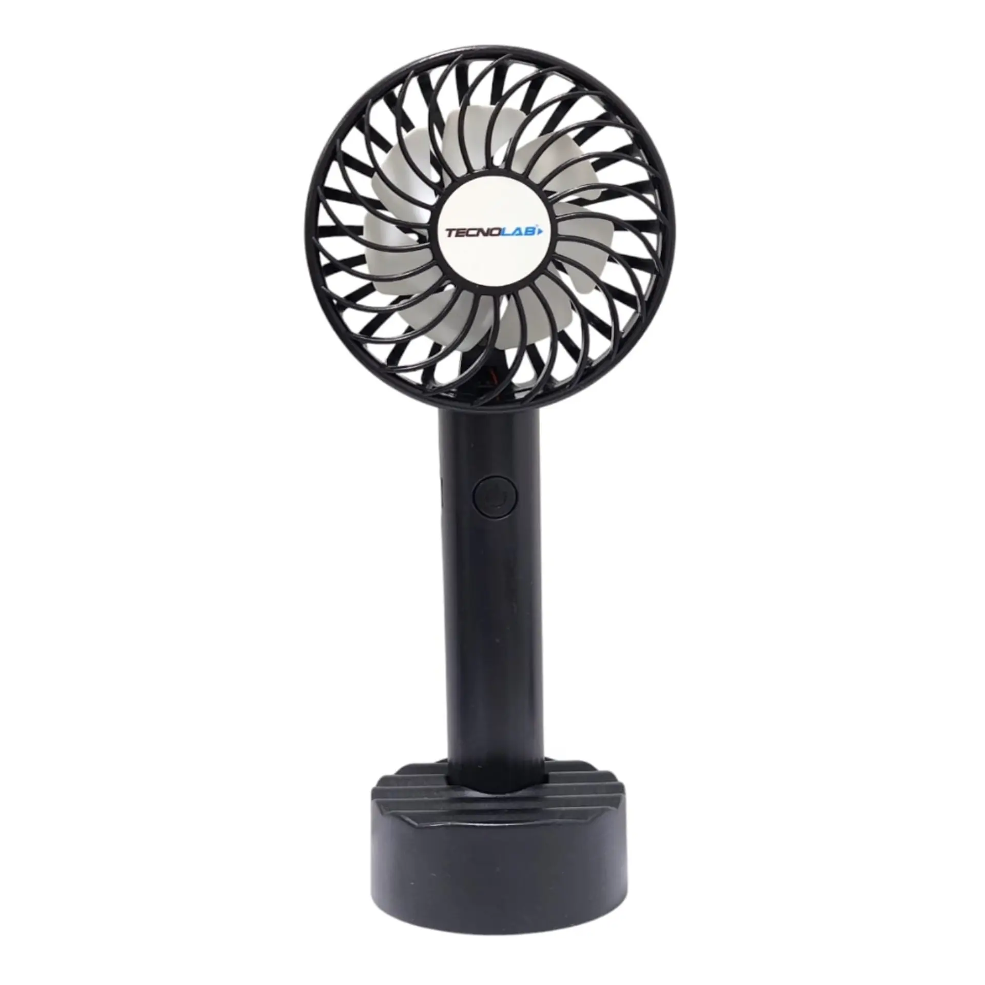 Ventilador Recargable Portátil Base Tecnolab Negro TL671BK 1