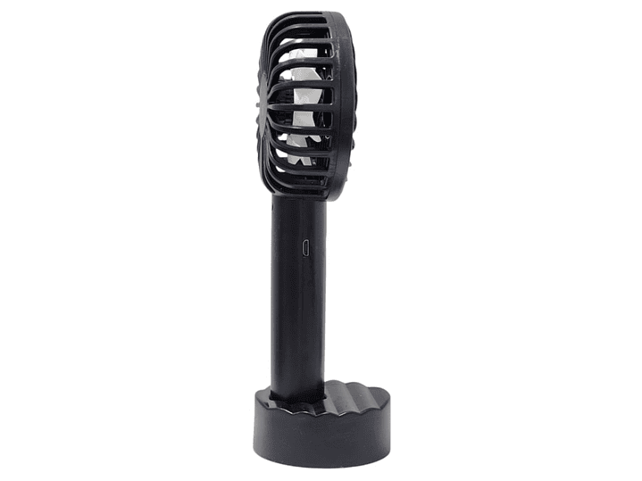 Ventilador Recargable Portátil Base Tecnolab Negro TL671BK 3