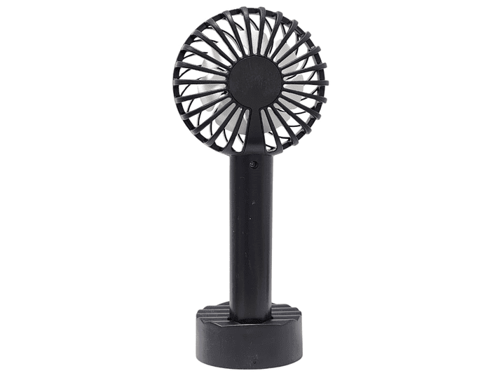 Ventilador Recargable Portátil Base Tecnolab Negro TL671BK 4