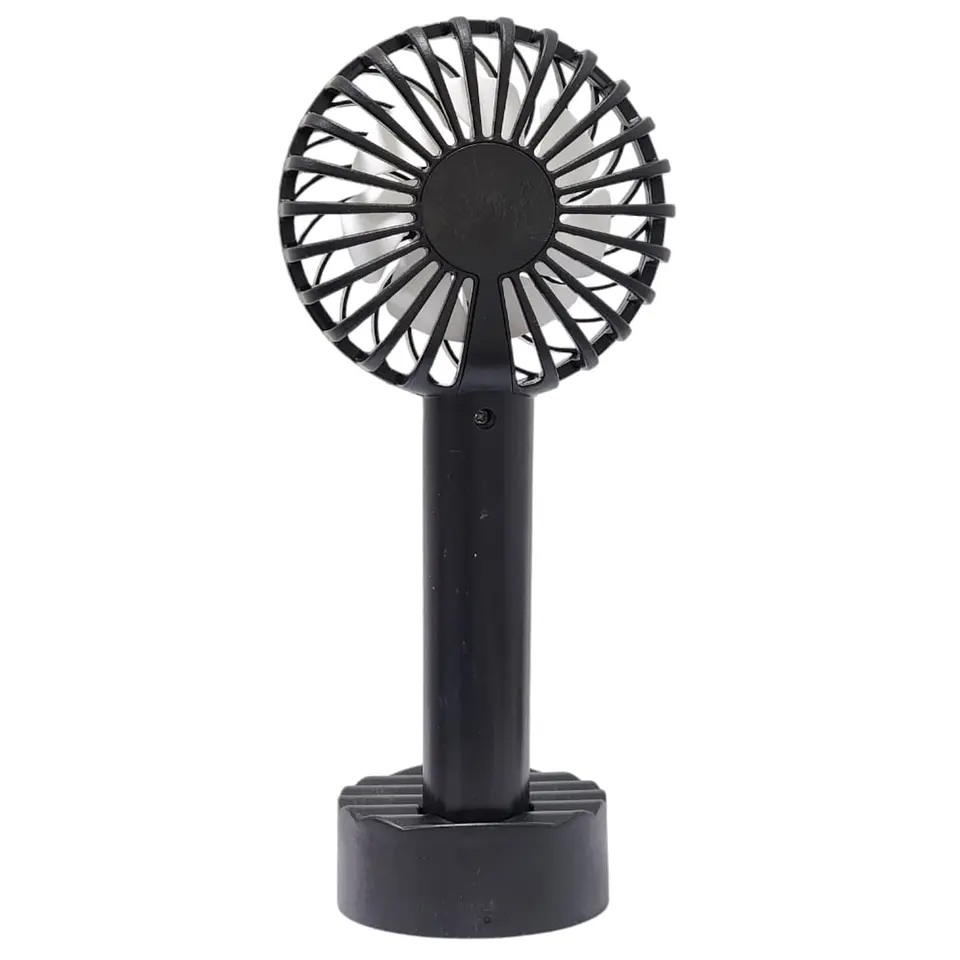 Ventilador Recargable Portátil Base Tecnolab Negro TL671BK 4