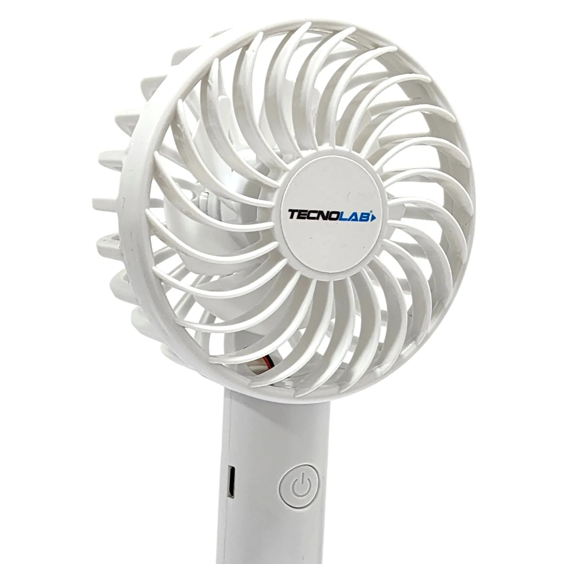 Ventilador Recargable Portátil Base Tecnolab Blanco TL671 3