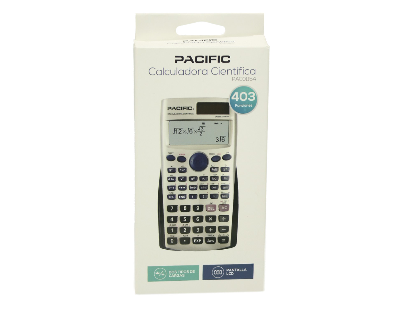 Calculadora Científica 403 Funciones Pacific PAC01154 2