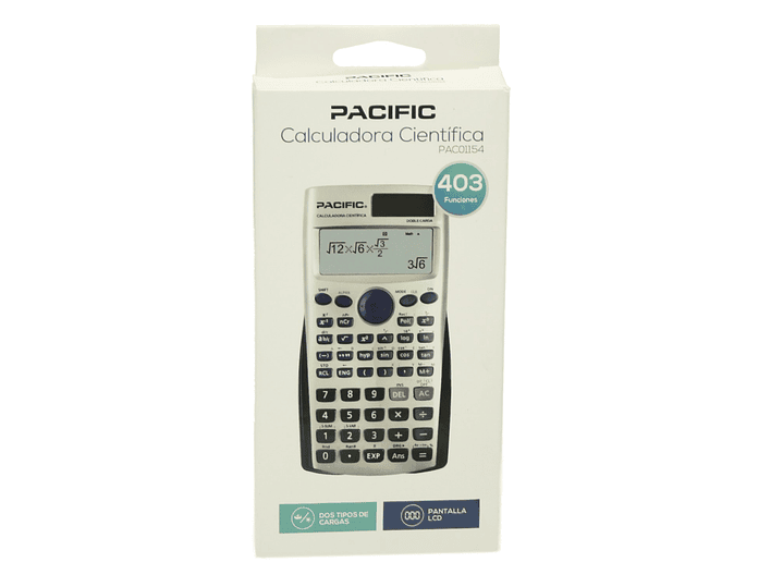 Calculadora Científica 403 Funciones Pacific PAC01154 2