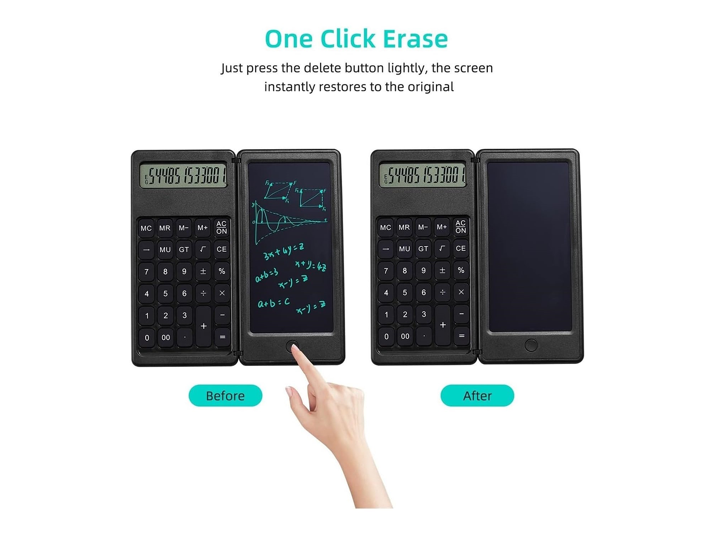 Calculadora LCD con Pantalla de Escritura TL140 Tecnolab 5