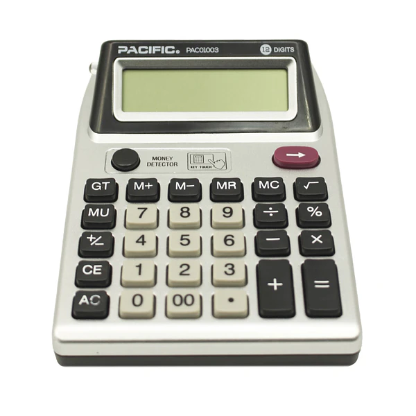 Calculadora Doble Pantalla Detector de Billetes Pacific