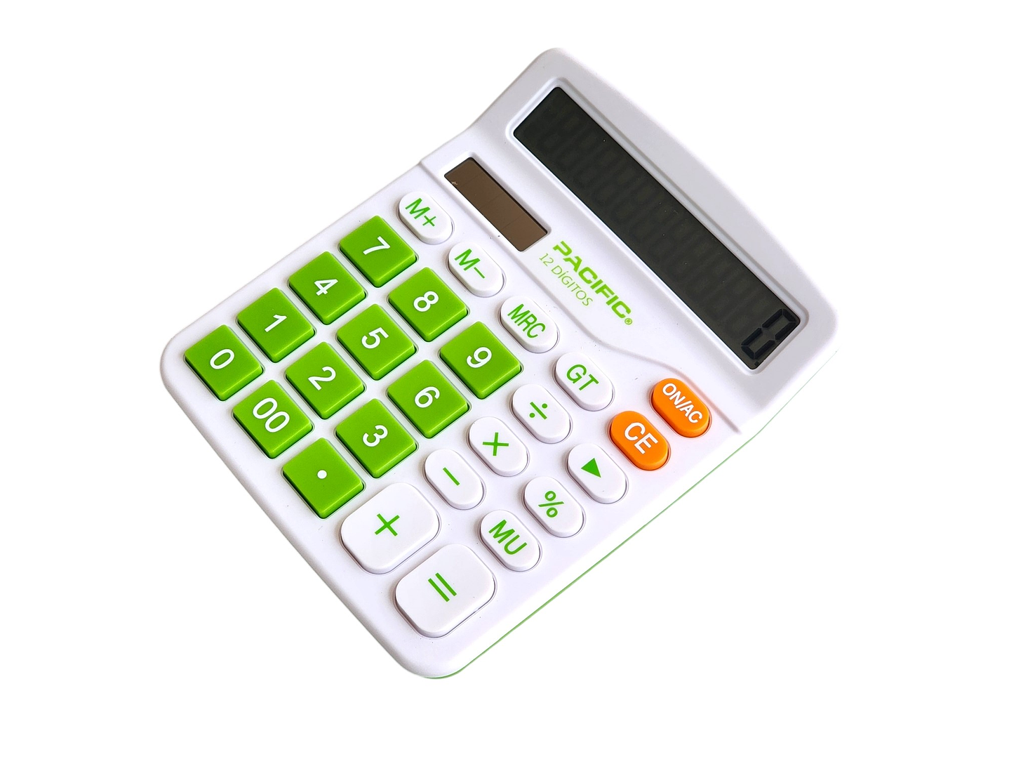 Calculadora Electrónica Pacific 12 dig PAC01122G Verde 1