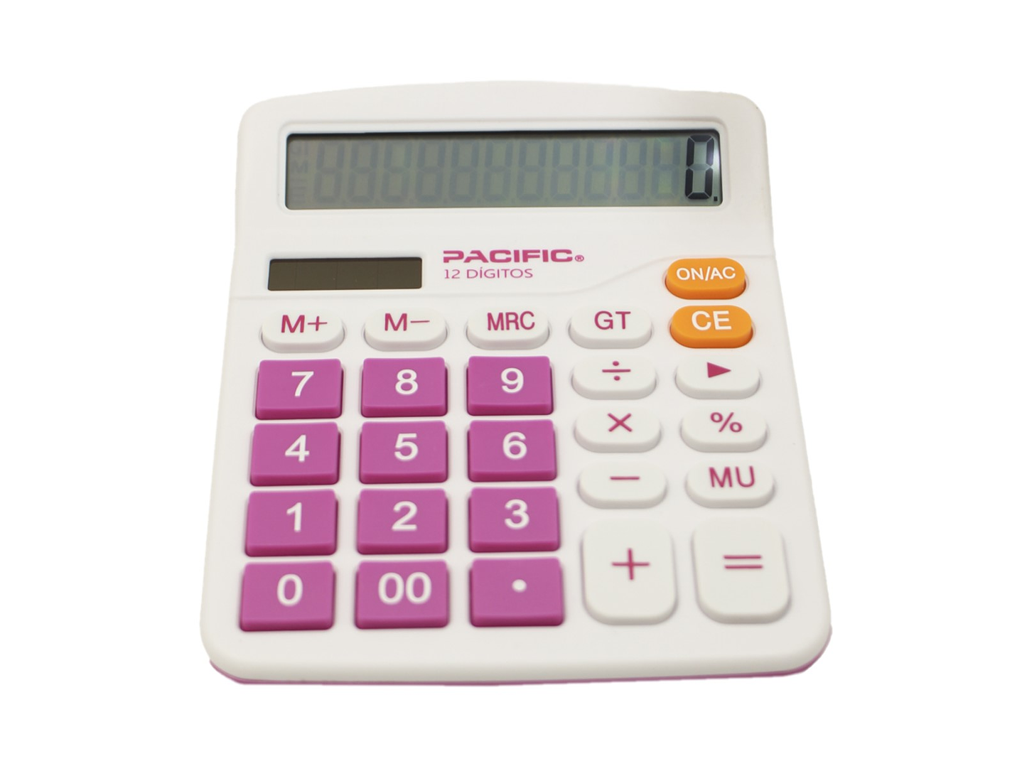 Calculadora Electrónica Pacific 12 dig PAC01122P Rosa 2