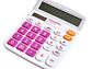 Calculadora Electrónica Pacific 12 dig PAC01122P Rosa - Miniatura 1