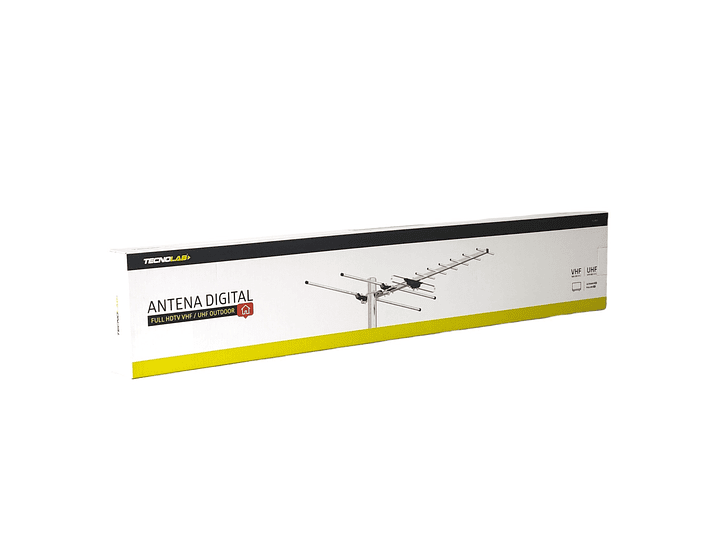 Antena Digital para TV Exterior 7-9 dB HDTV & 4K Tecnolab 3