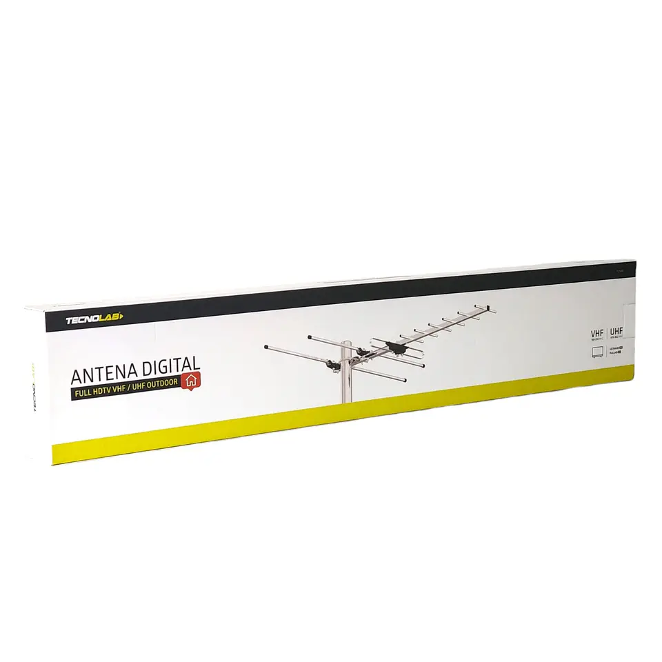 Antena Digital para TV Exterior 7-9 dB HDTV & 4K Tecnolab 3