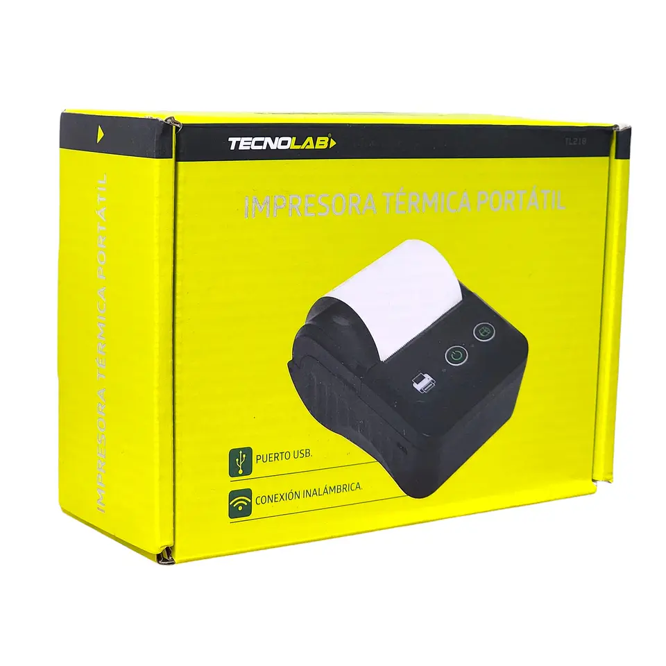 Impresora Térmica 58mm BT Portátil TL218 Tecnolab 7