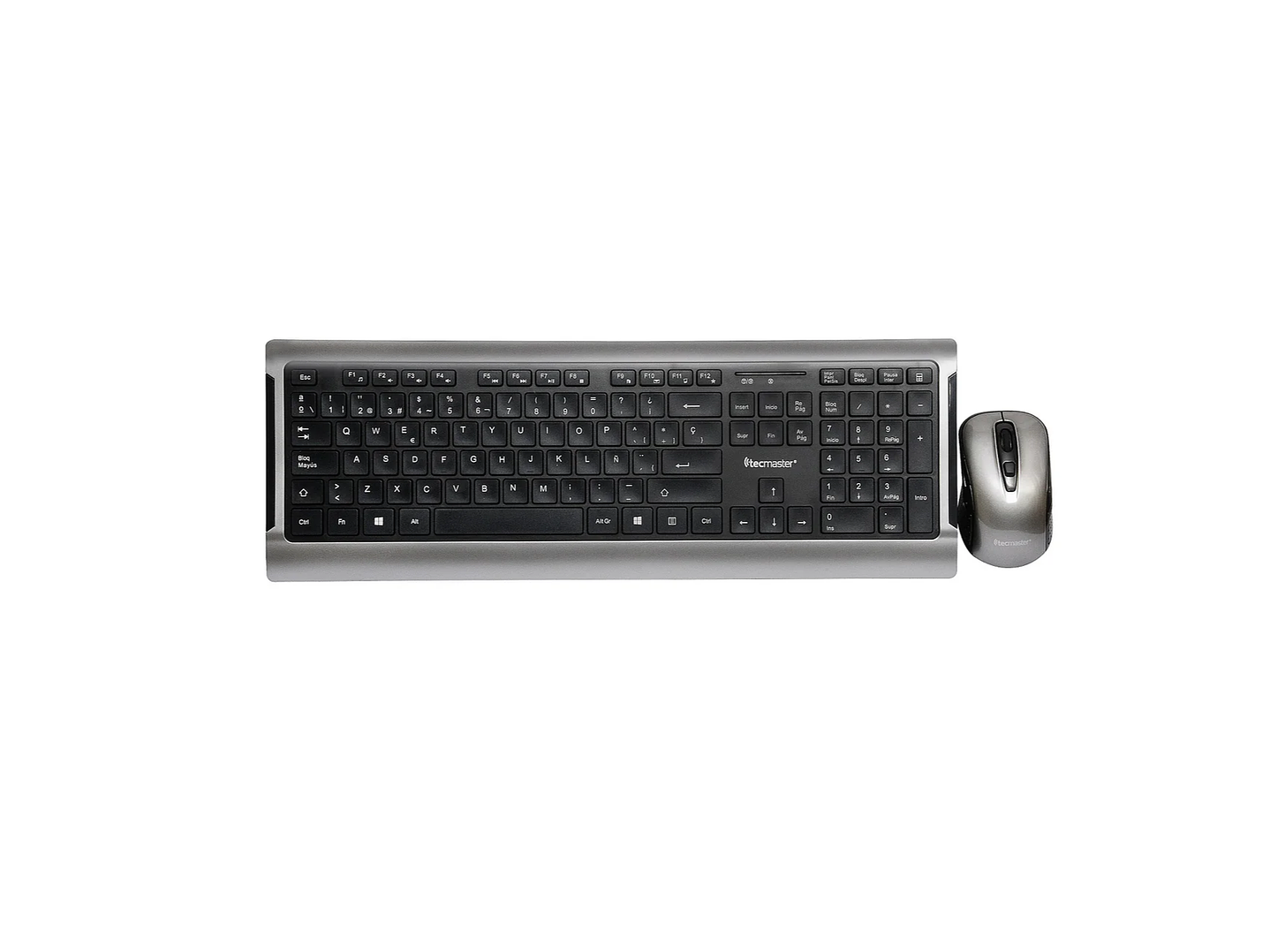 Kit Combo Teclado y Mouse Inalámbrico Tecmaster LD100 1