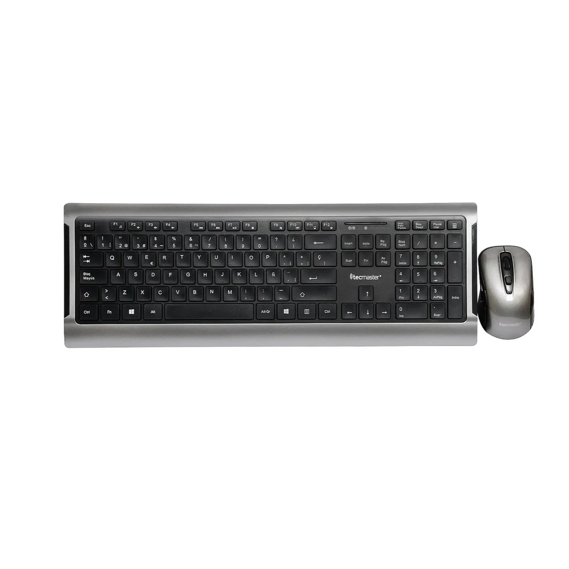 Kit Combo Teclado y Mouse Inalámbrico Tecmaster LD100 1