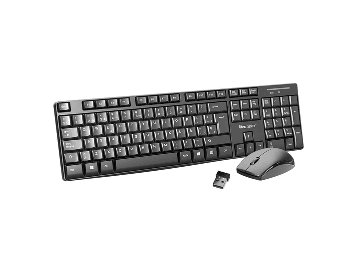 Kit Combo Teclado y Mouse Inalámbrico Tecmaster 100512 1