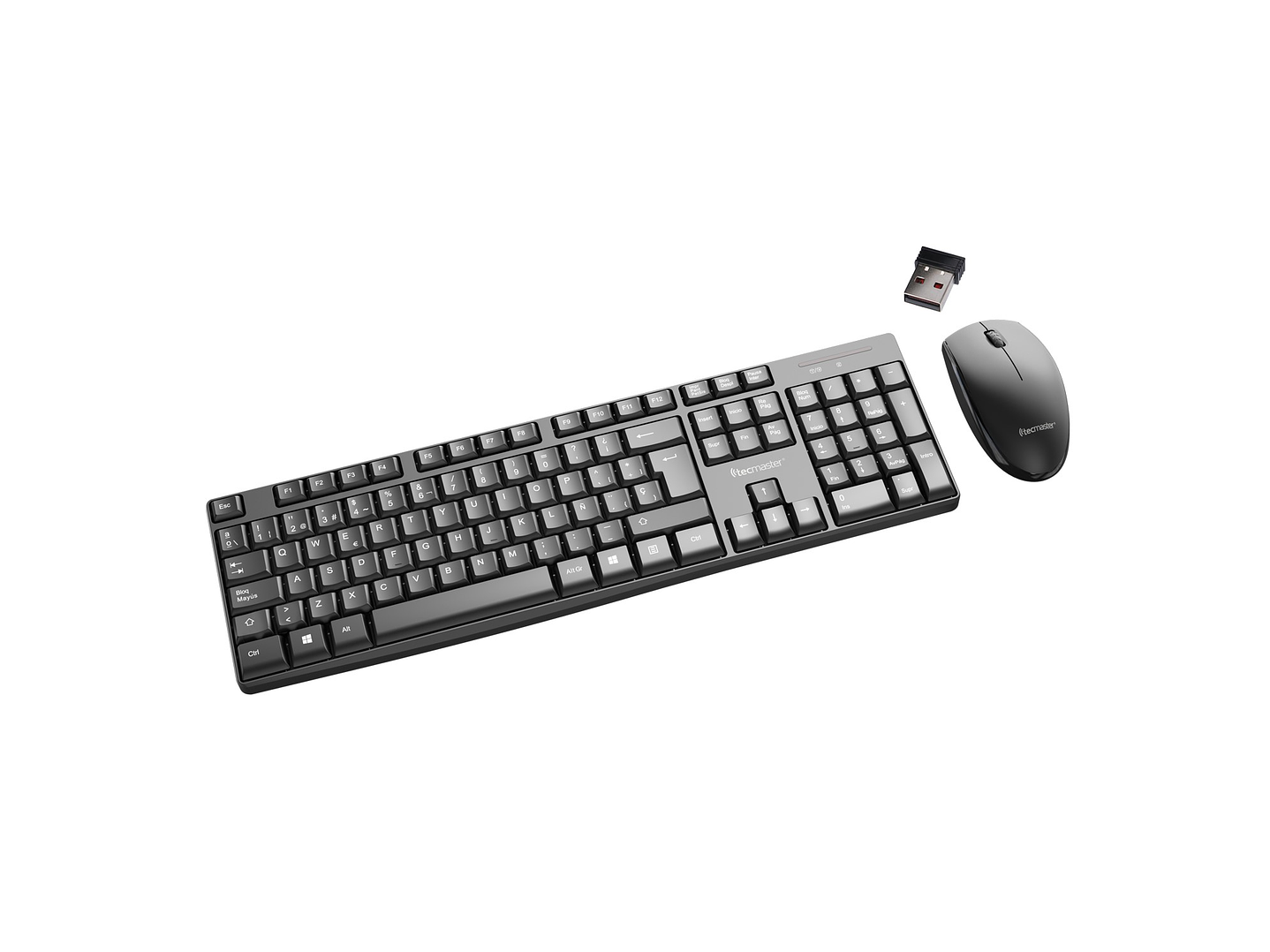 Kit Combo Teclado y Mouse Inalámbrico Tecmaster 100512 3
