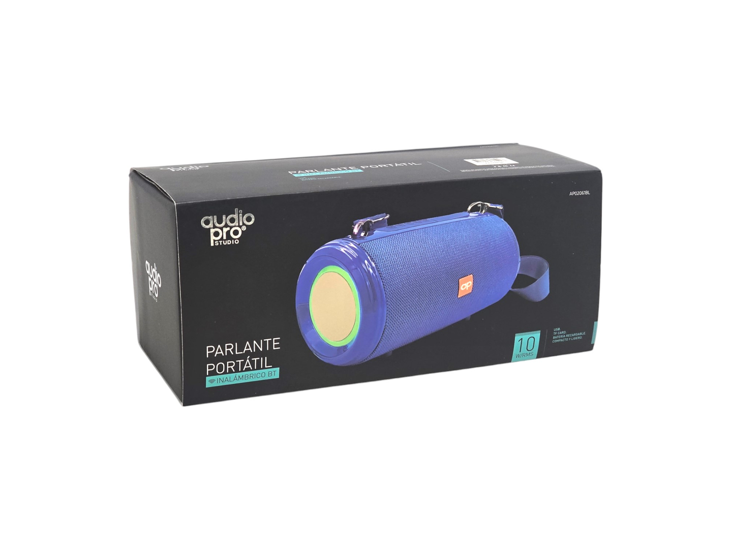 Parlante Inalámbrico BT Audiopro Usb/Sd AP02061BL Azul 2