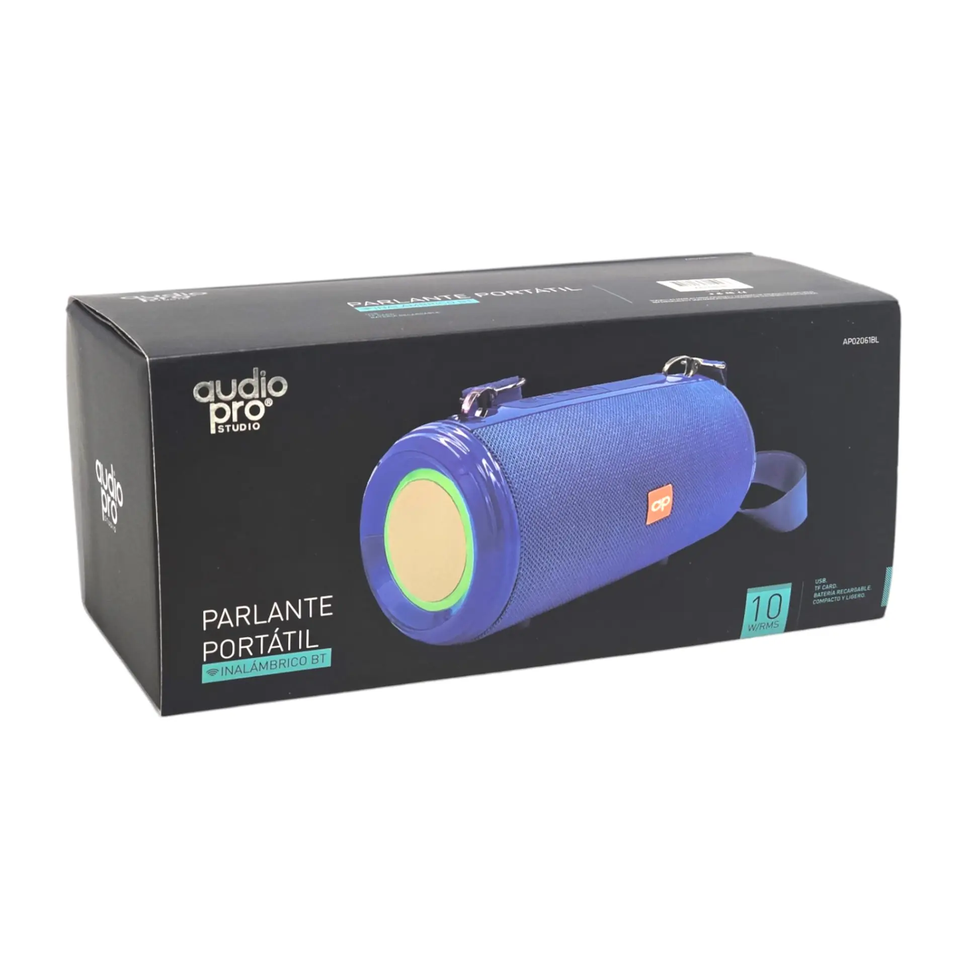 Parlante Inalámbrico BT Audiopro Usb/Sd AP02061BL Azul 2
