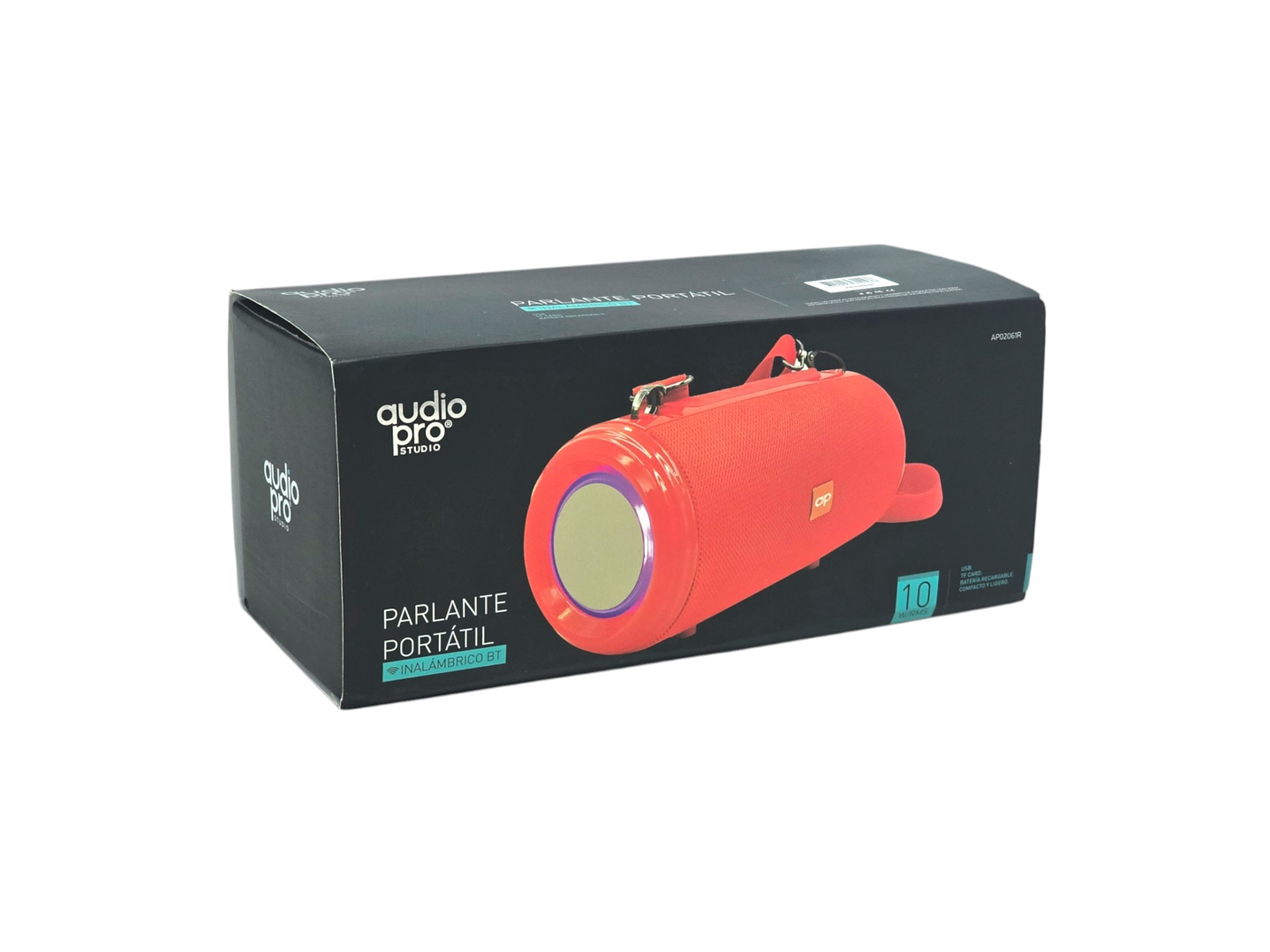 Radio Retro BT Vintage Audiopro Portátil AP02055 Rojo 2