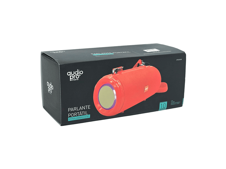 Radio Retro BT Vintage Audiopro Portátil AP02055 Rojo 2