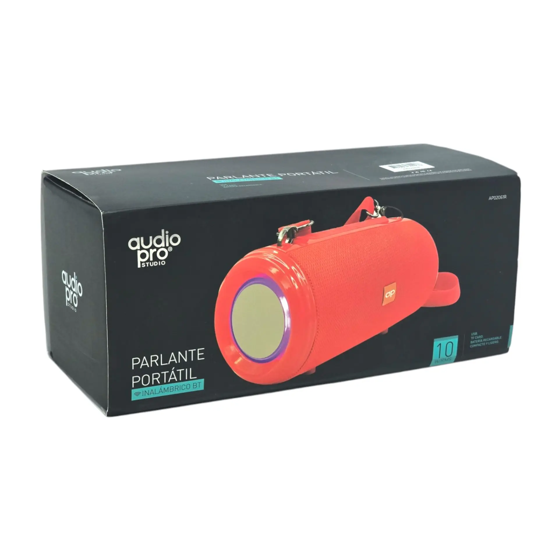 Radio Retro BT Vintage Audiopro Portátil AP02055 Rojo 2