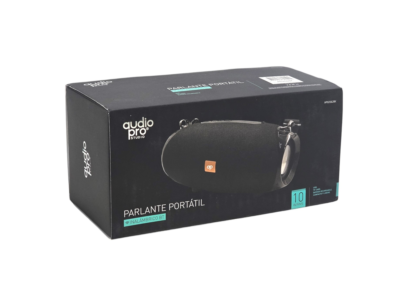 Parlante Inalámbrico BT Audiopro Usb/Sd AP02062BK Negro 2
