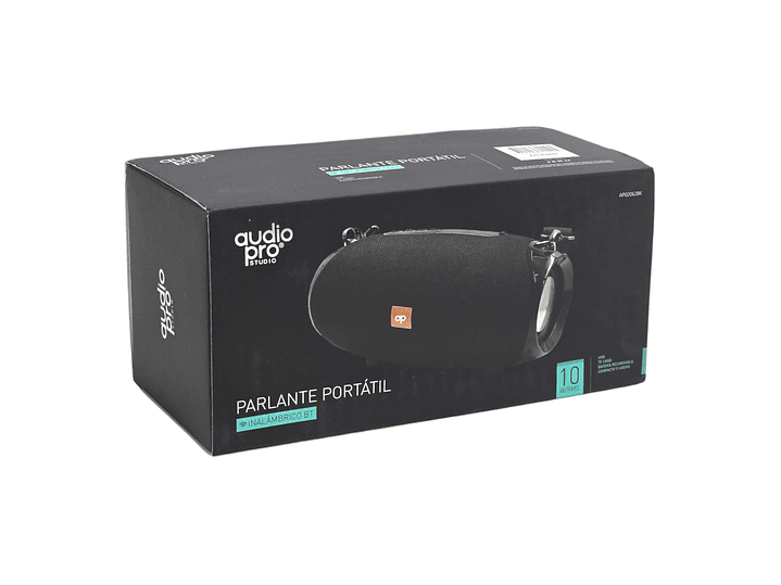 Parlante Inalámbrico BT Audiopro Usb/Sd AP02062BK Negro 2