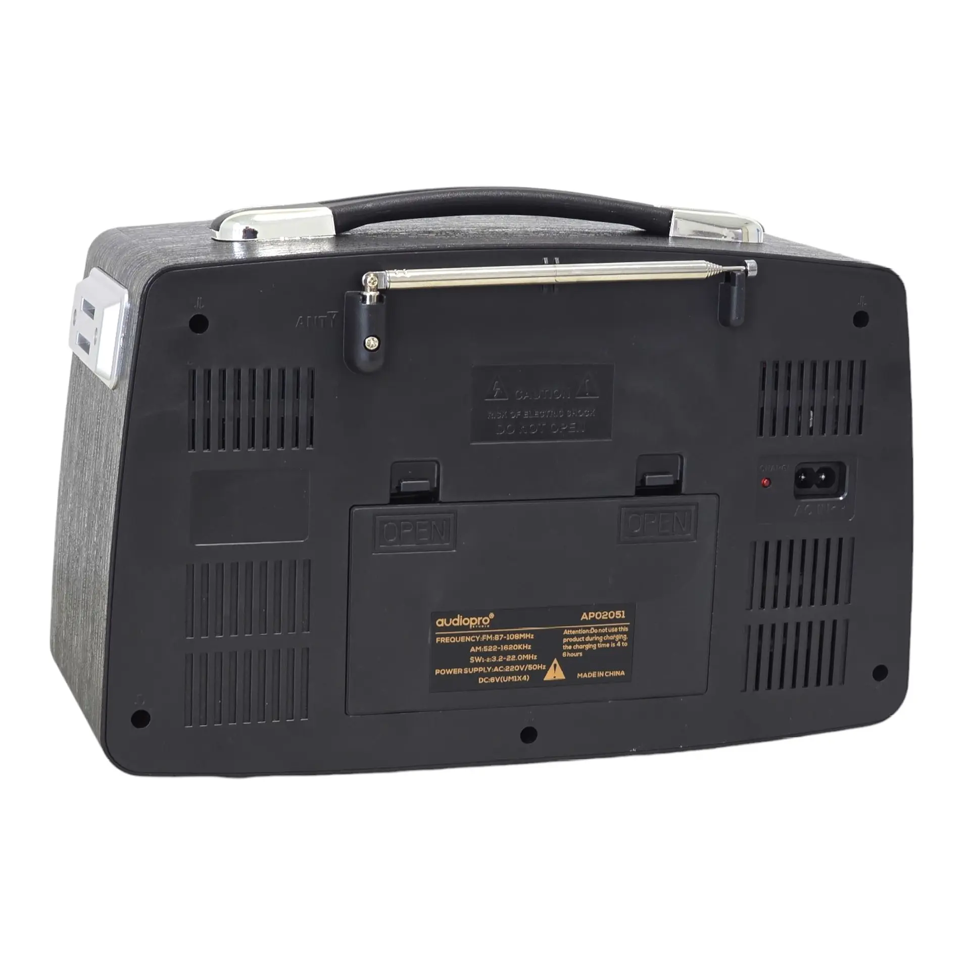 Radio Retro BT Vintage Audiopro Portátil AP02051 4