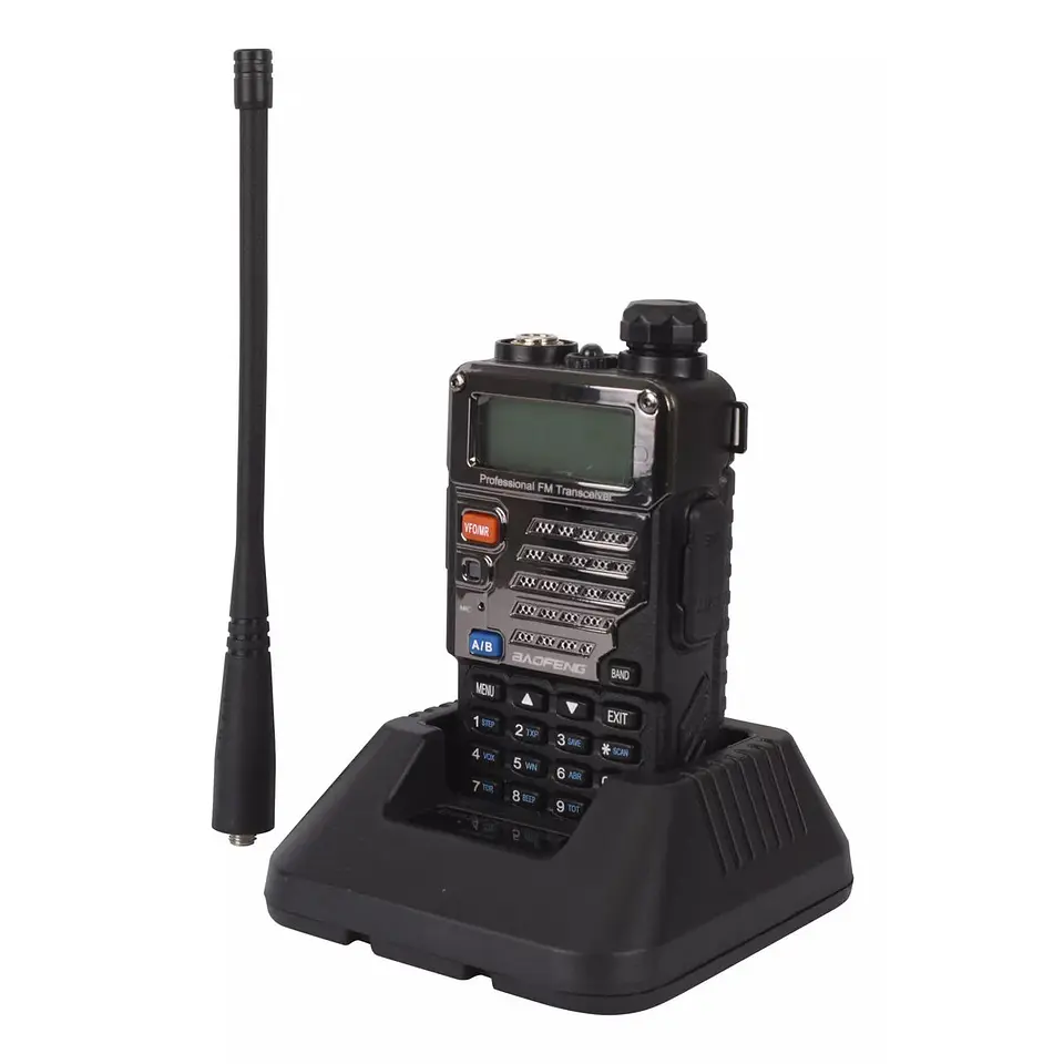 Radio Transmisor VOX Baofeng UV-5RE Negro c 2