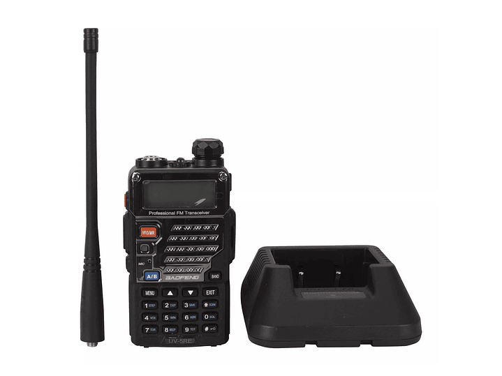 Radio Transmisor VOX Baofeng UV-5RE Negro c 4