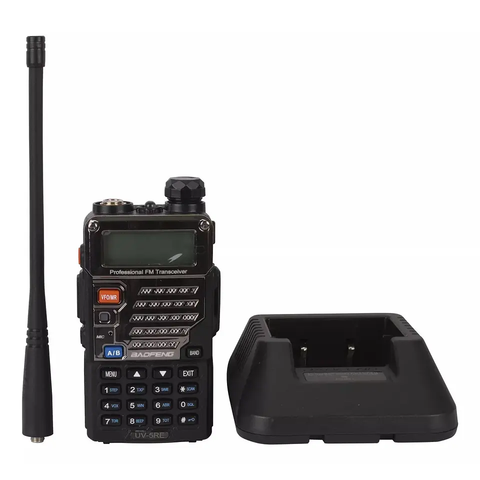 Radio Transmisor VOX Baofeng UV-5RE Negro c 4